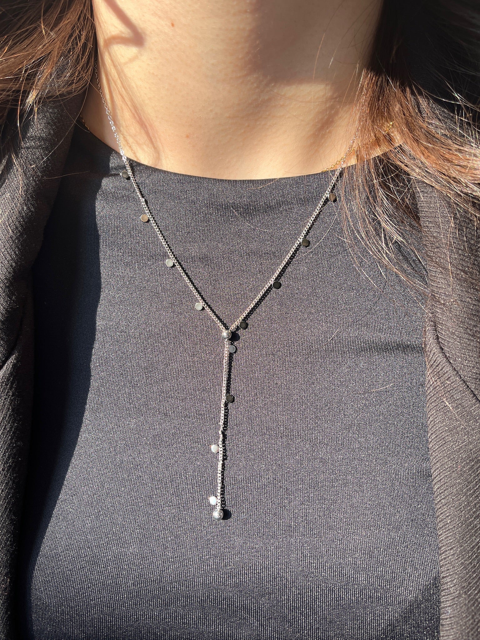 Collier en Y - Mini rond