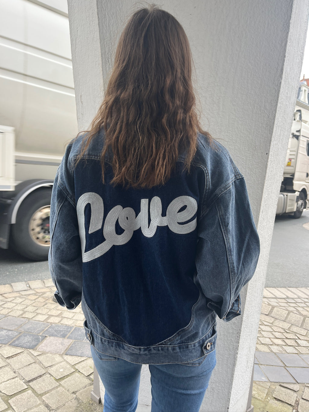 Veste en jean Love