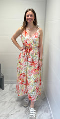 Robe longue Elo fleurie