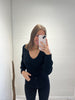 Pull fin Noir