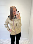 Imperméable réversible court