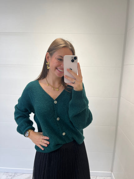Pull vert sapin