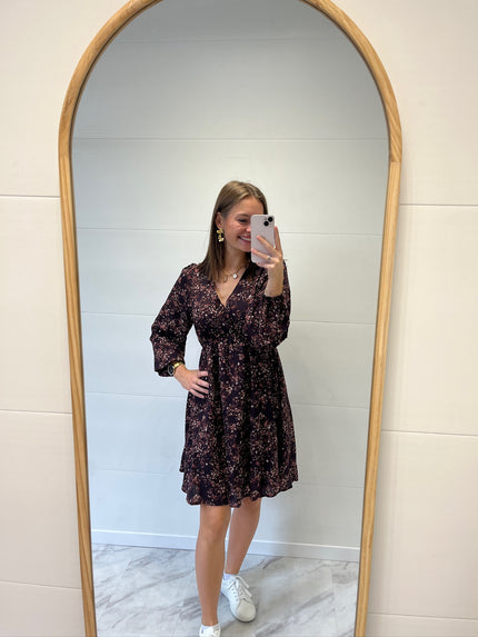 Robe courte violine