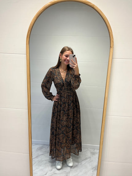 Robe Longue imprimée automne