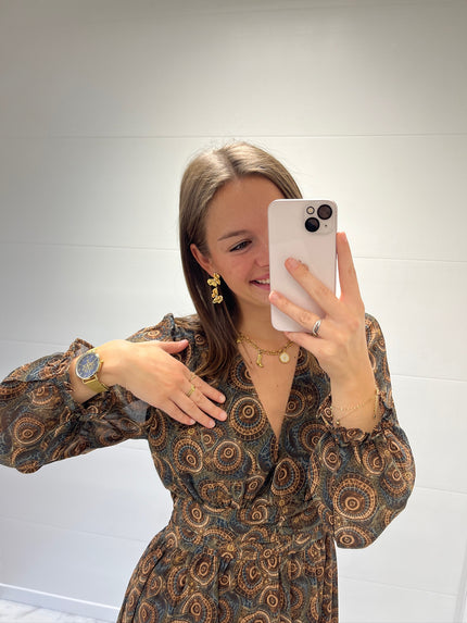 Robe Longue imprimée automne