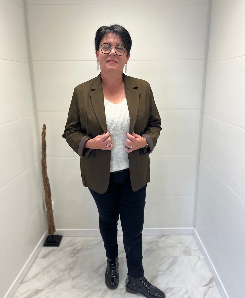 Veste blazer chocolat