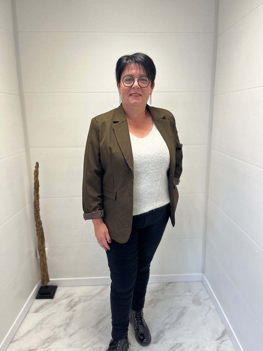 Veste blazer chocolat