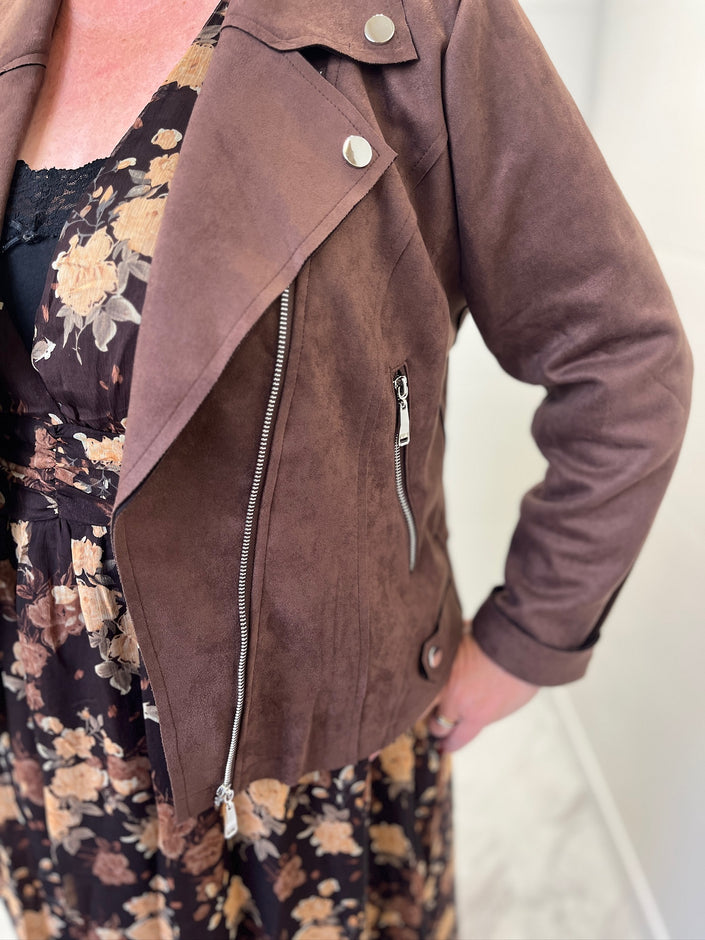 La veste Séduine Chocolat