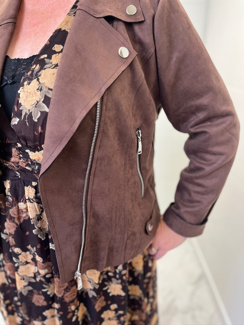 La veste Séduine Chocolat