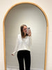 Pull oversize blanc
