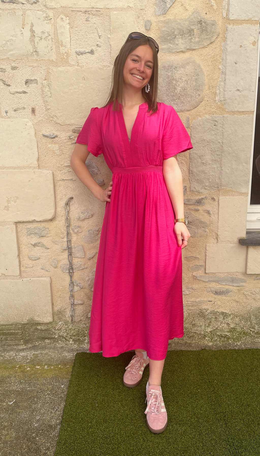 Robe longue - Fuchsia