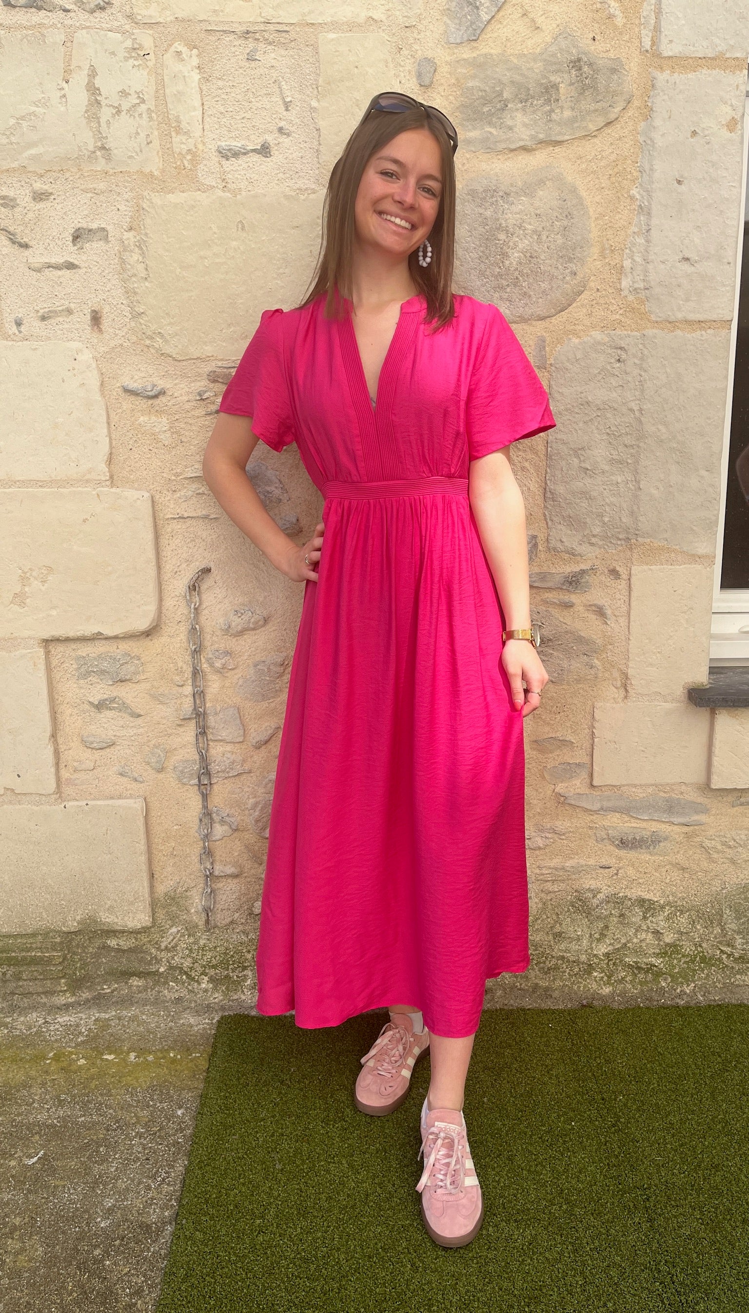 Robe longue - Fuchsia