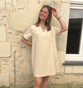 Robe courte Léna - Beige