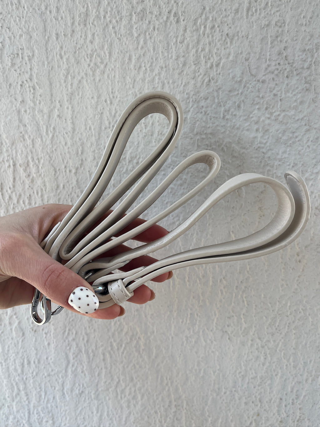 Sac à main à clou - Blanc cassé