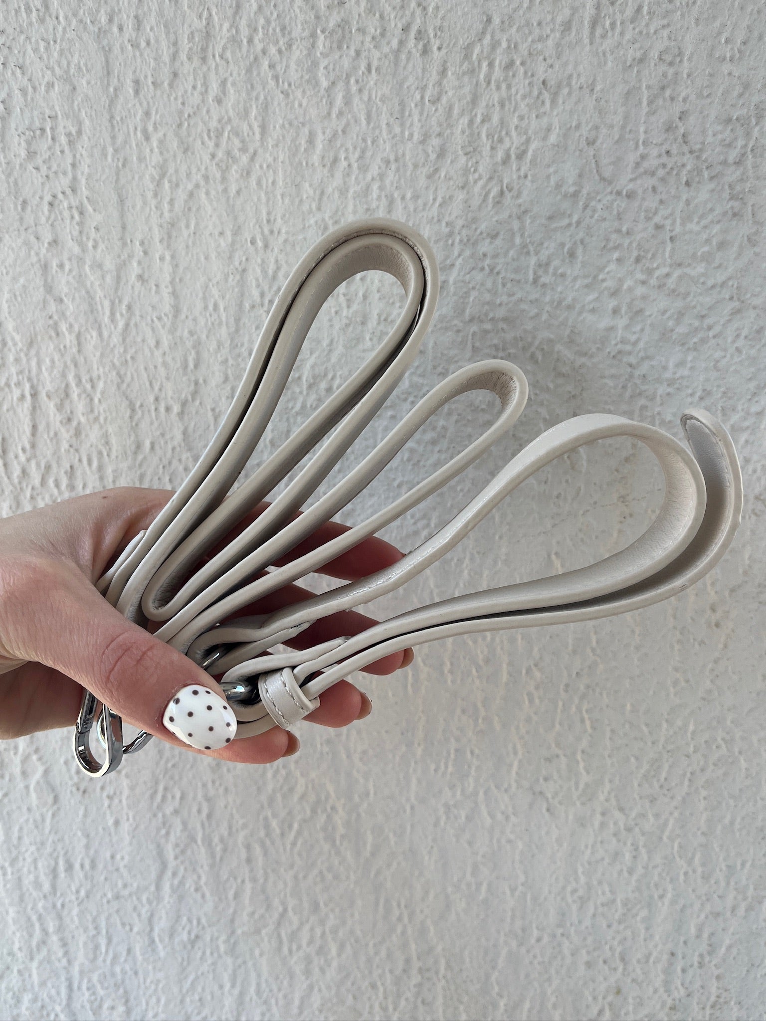 Sac à main à clou - Blanc cassé