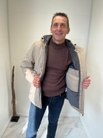 Manteau homme crème