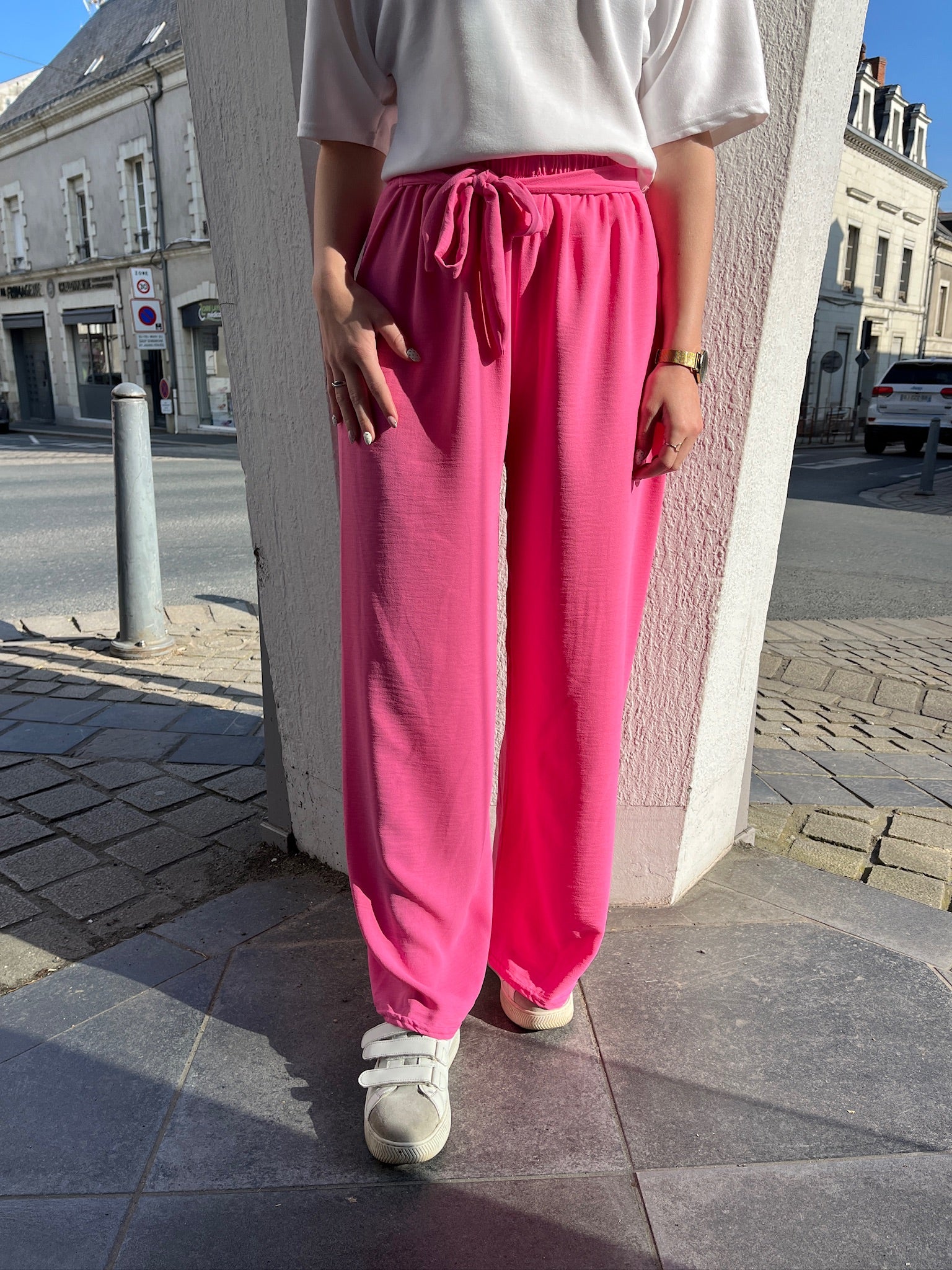 Pantalon fluide - Rose