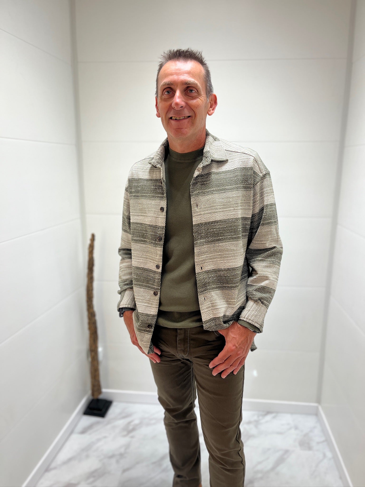 Surchemise homme kaki