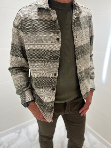 Surchemise homme kaki