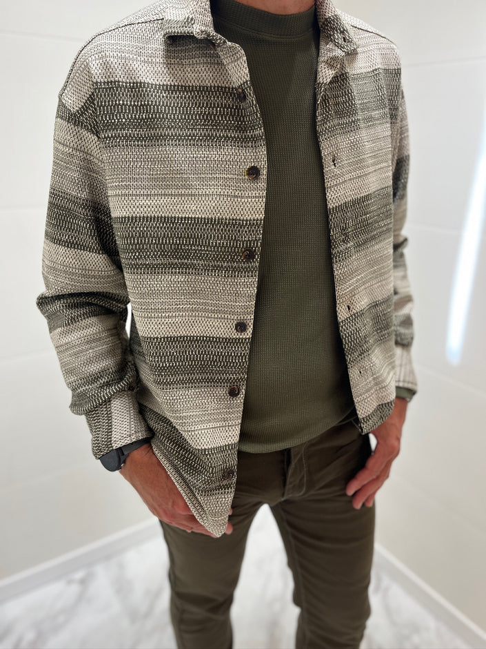 Surchemise homme kaki