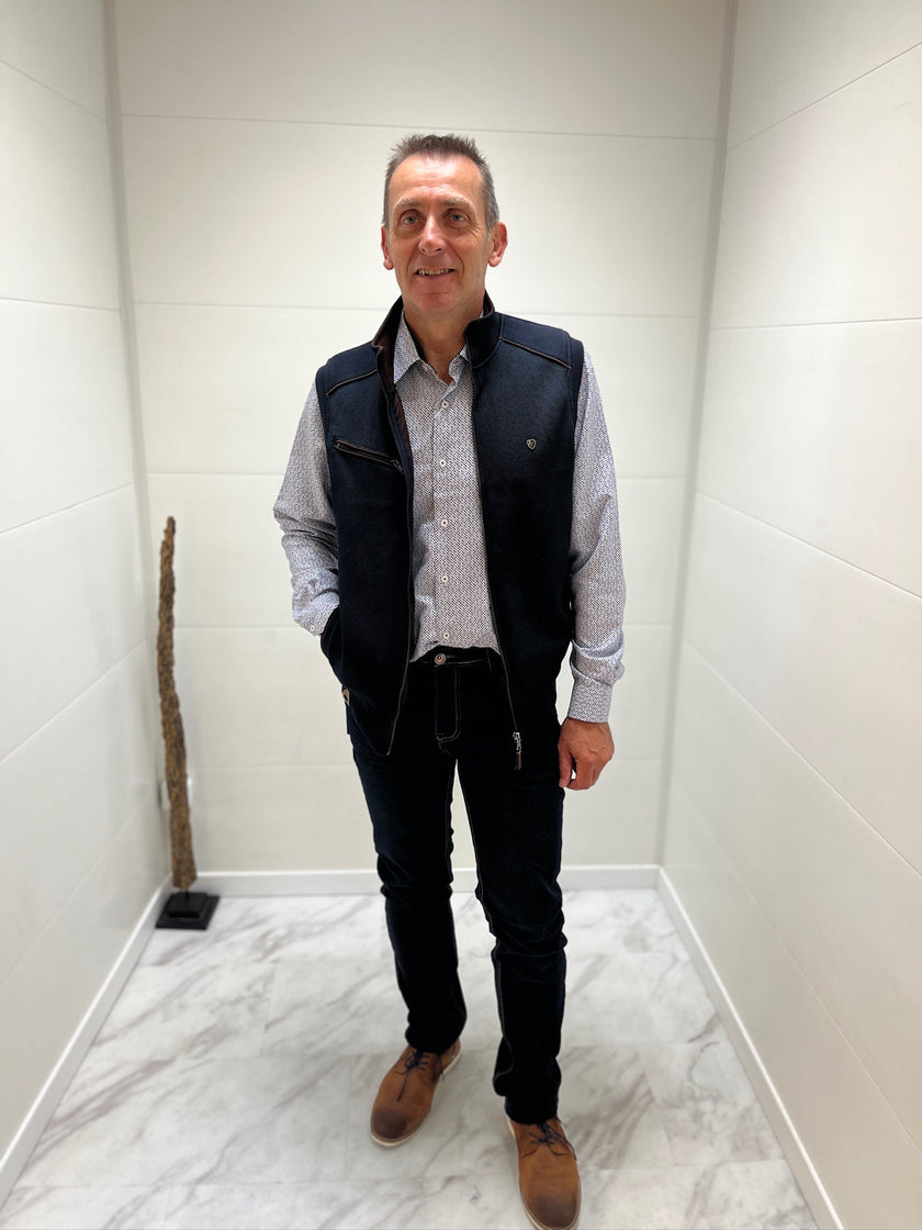 Veste sans manches marine