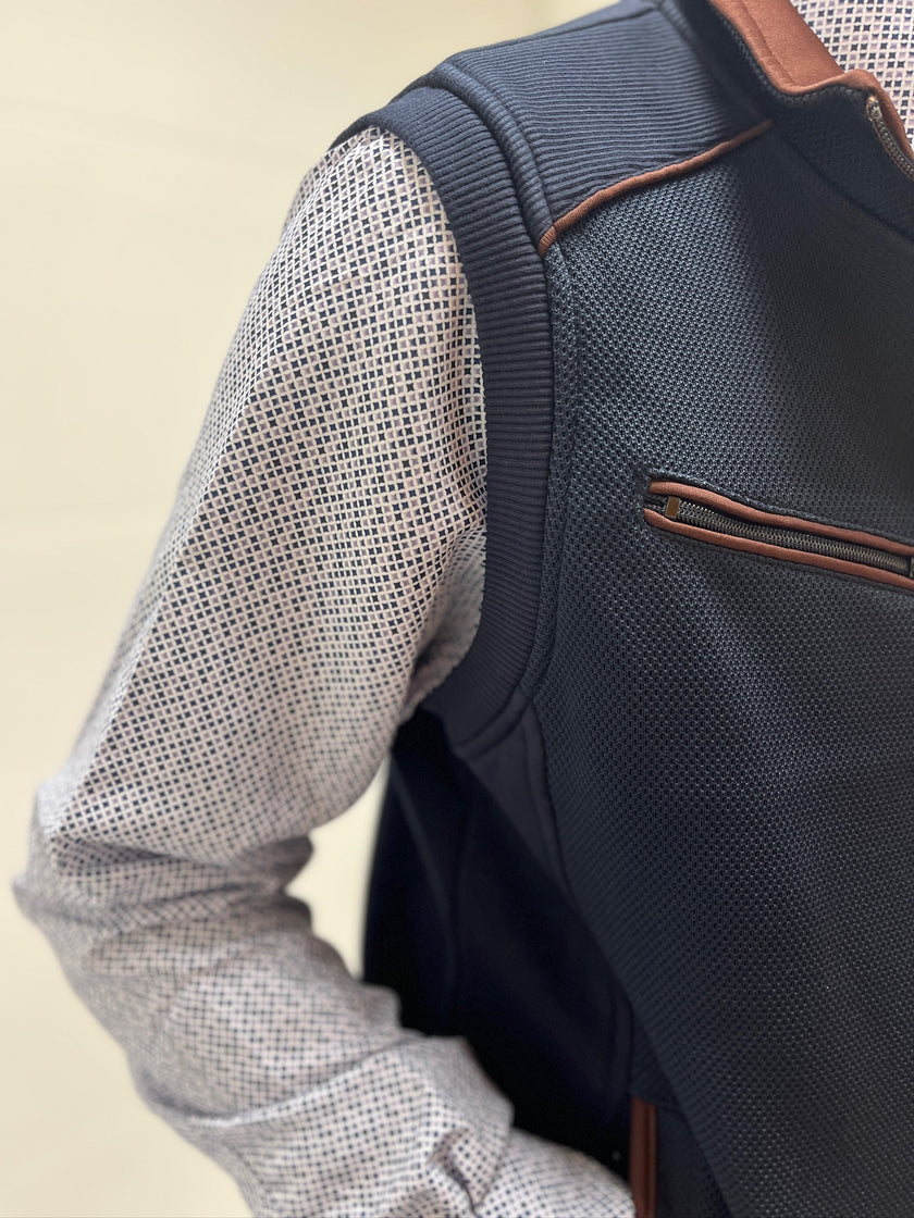 Veste sans manches marine