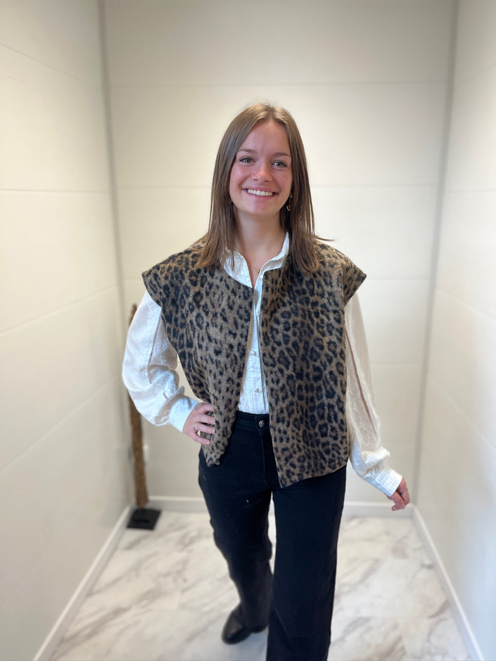 Gilet Léopard Louise
