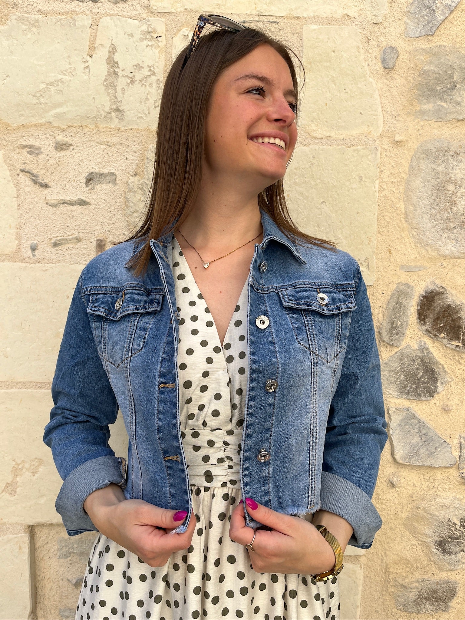 Veste en jean Céleste