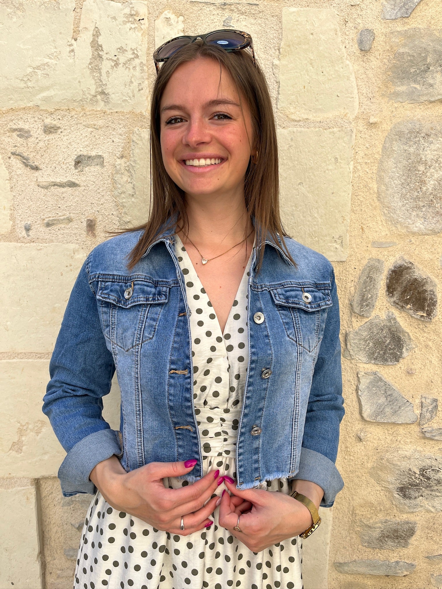 Veste en jean Céleste