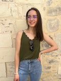 Top Elisa - Kaki