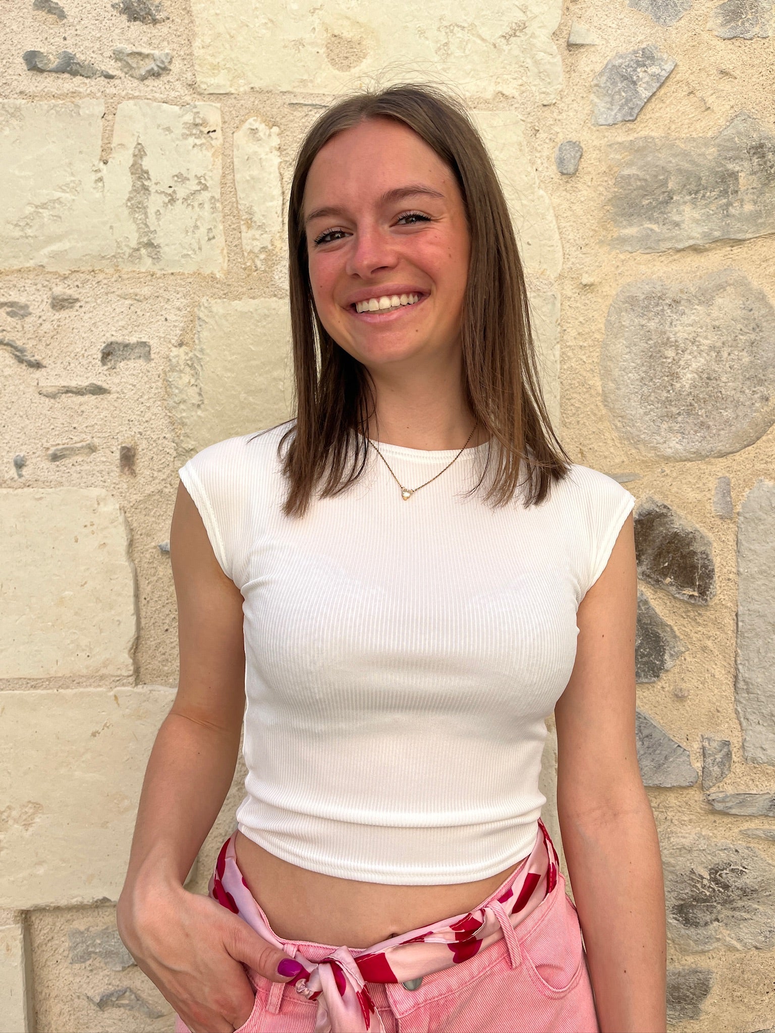 Crop top - Blanc