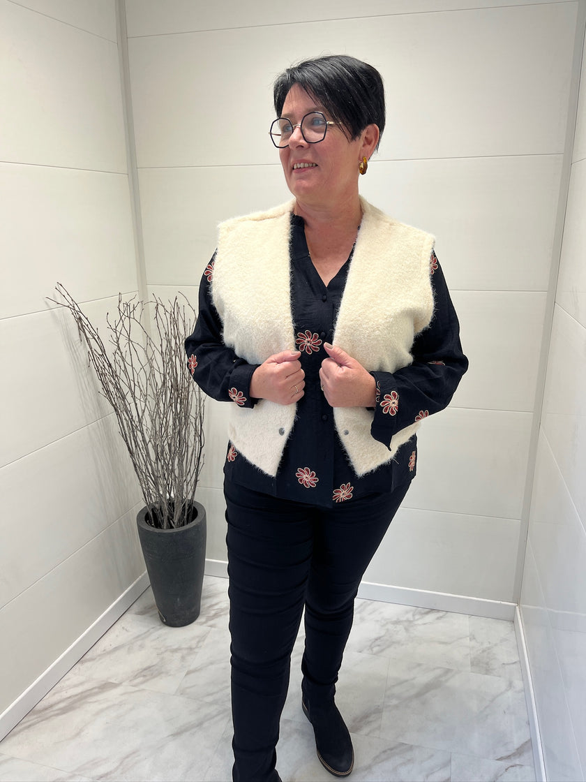 Gilet Clotilde Beige