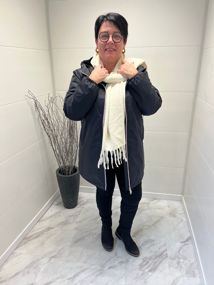 Imperméable long noir