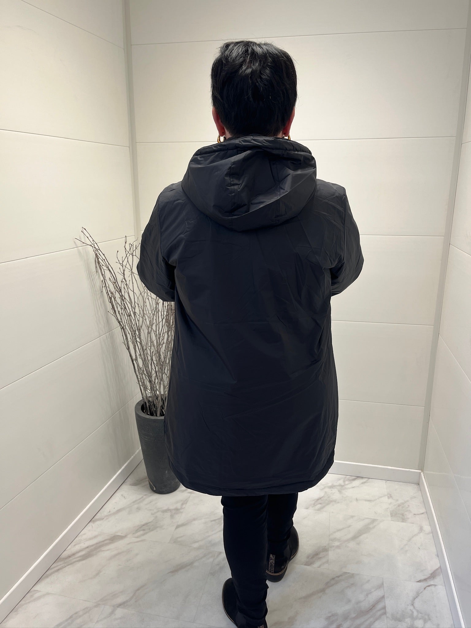 Imperméable long noir