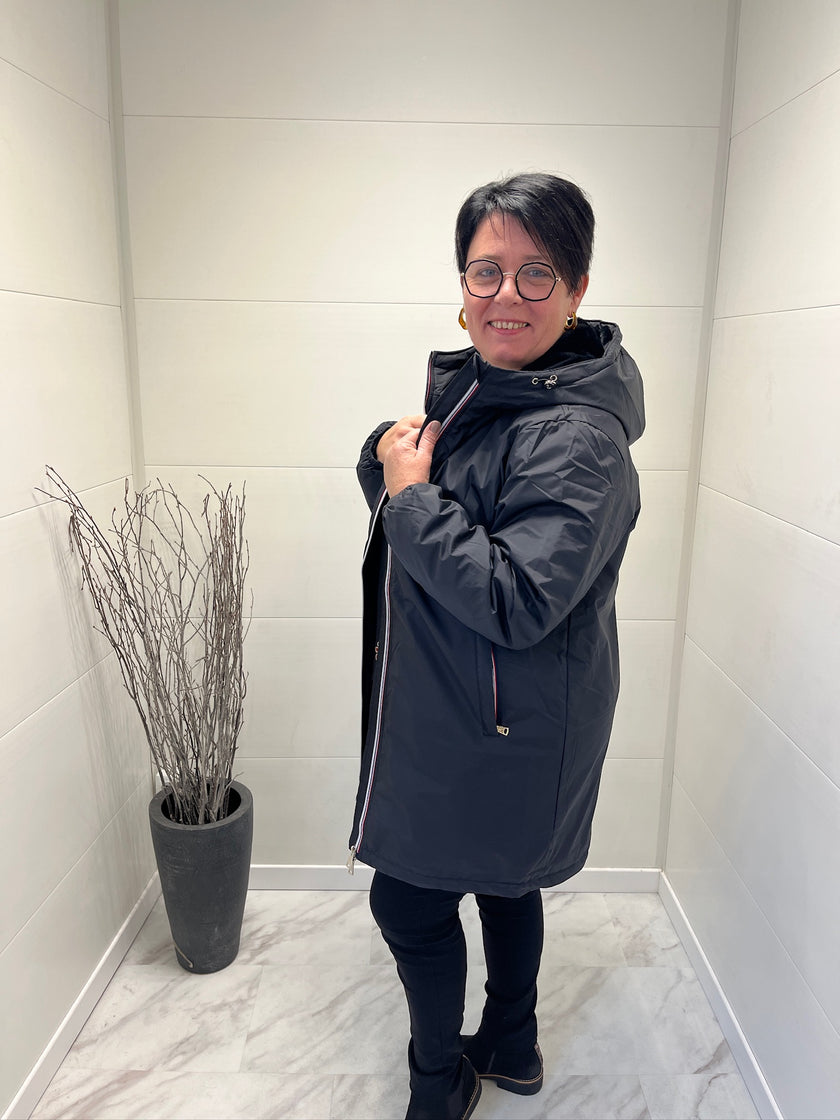 Imperméable long noir