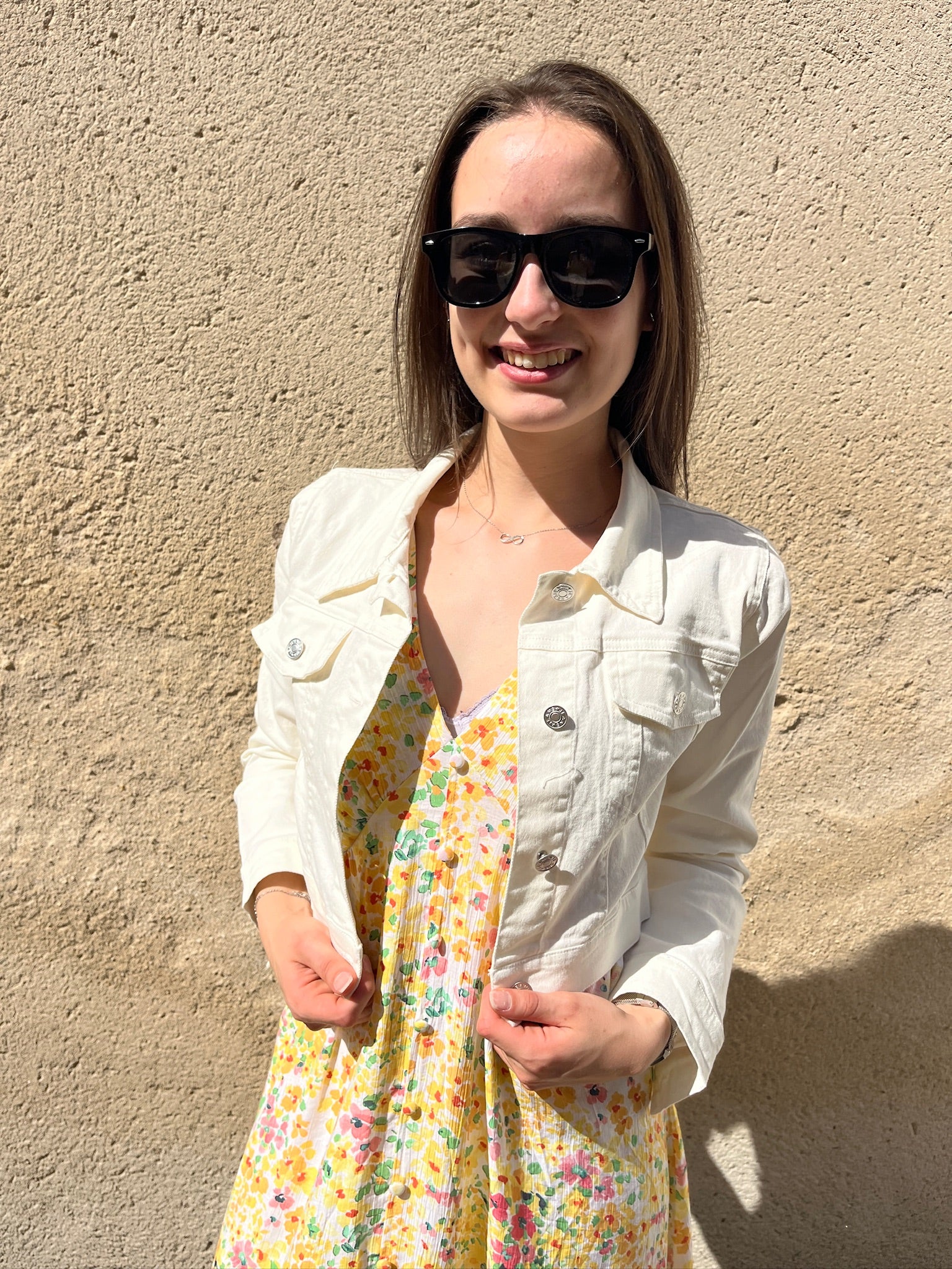 Veste en jean Jade - Blanche