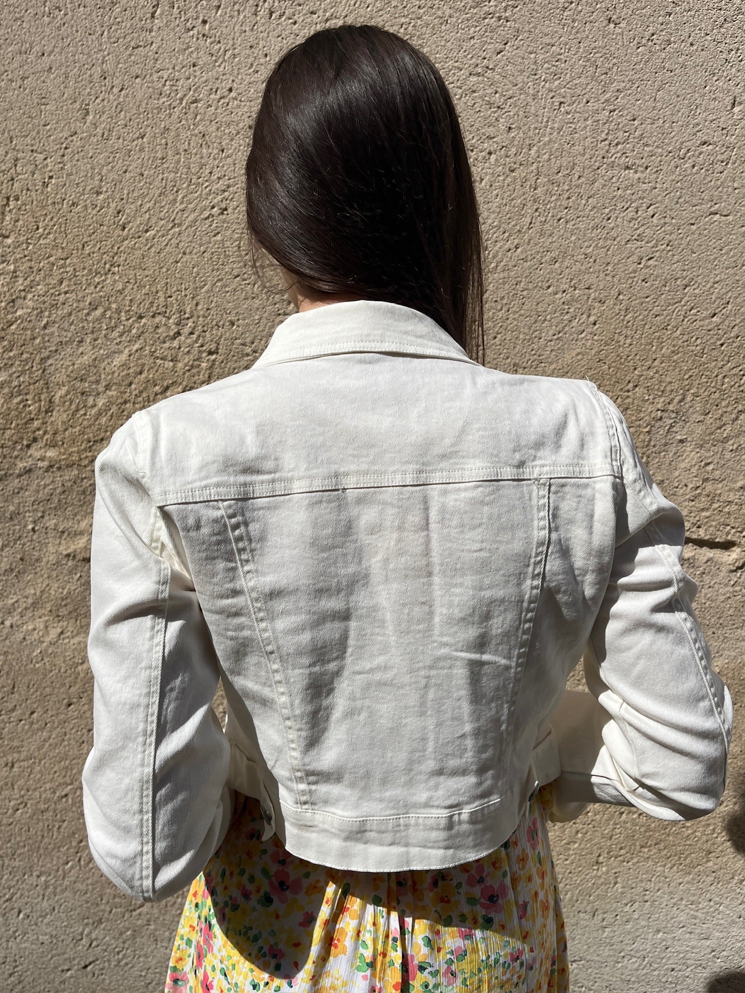 Veste en jean Jade - Blanche