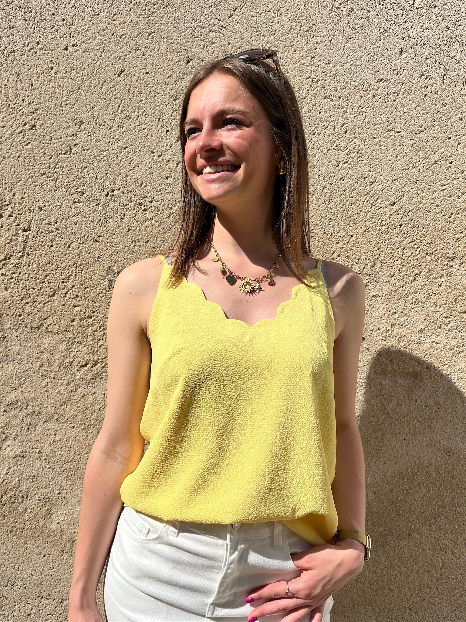 Top Elisa - Jaune