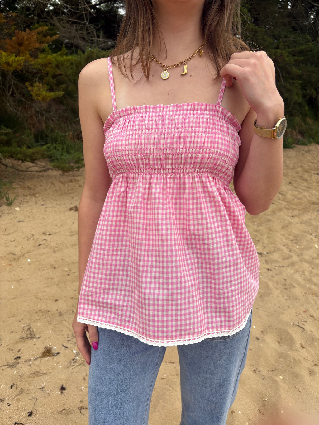 Top Lucile - Rose