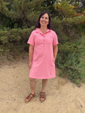 Robe courte Olympe - Rose Bonbon