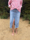 Jupe longue en jean