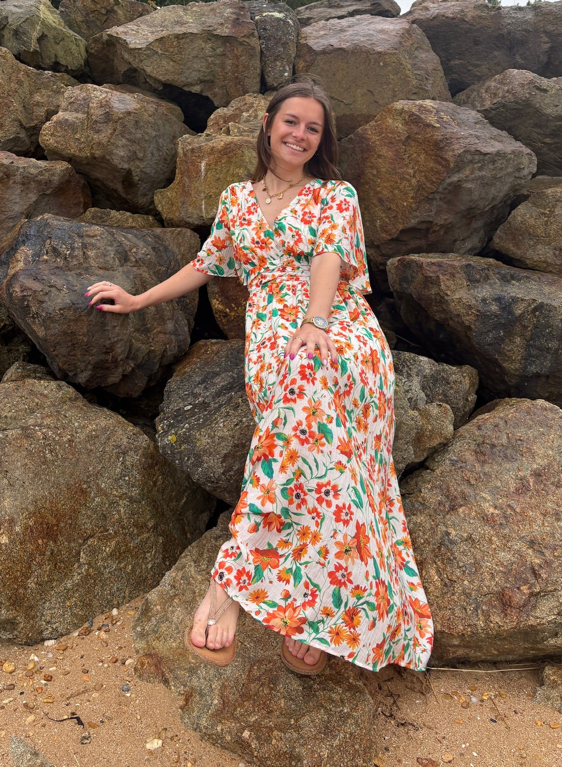 Robe longue Clarisse