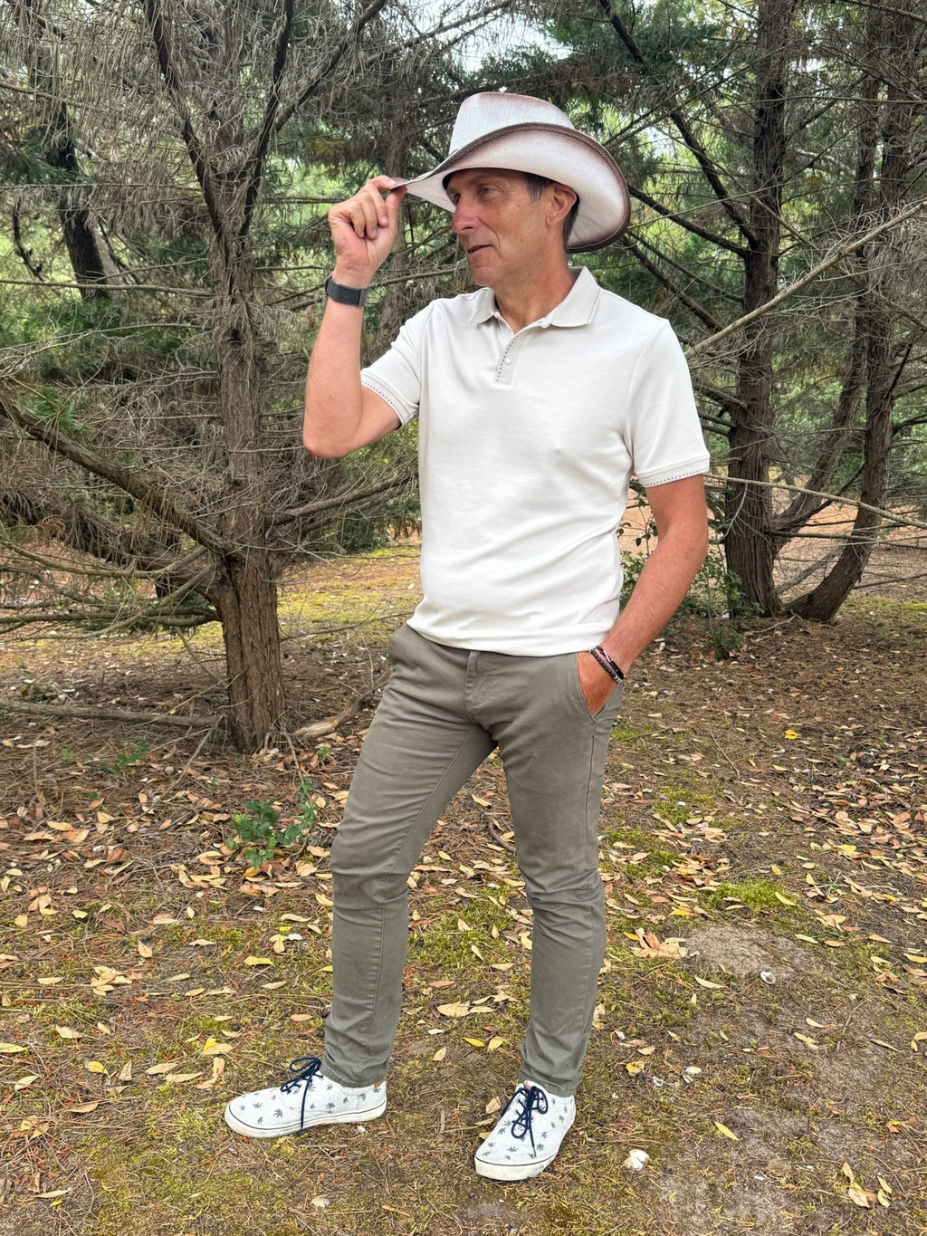 Pantalon chino - Kaki