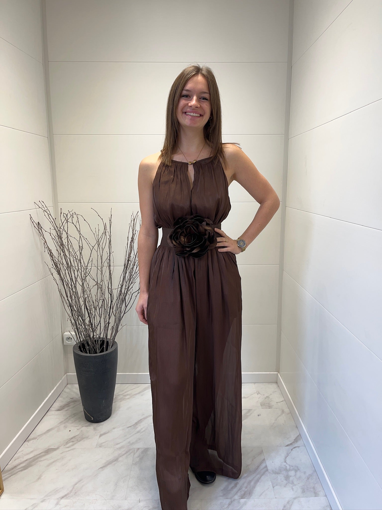 Combinaison Evanie chocolat