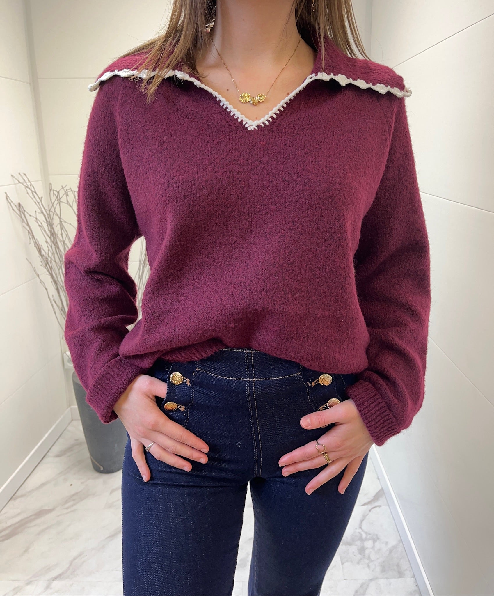Pull Alexane Bordeaux