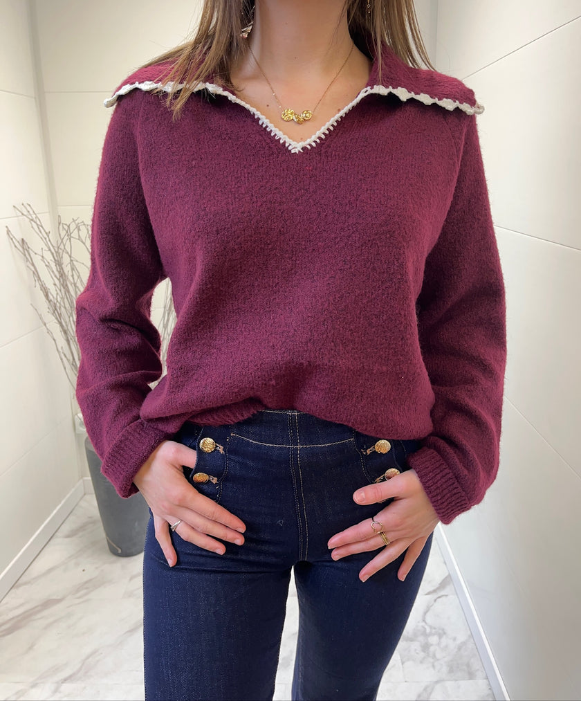 Pull Alexane Bordeaux