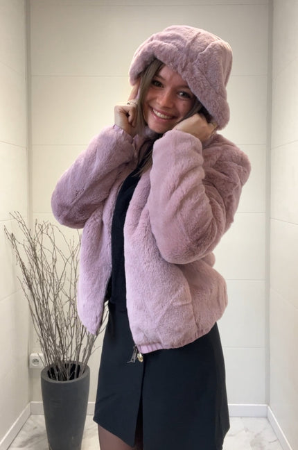 Doudoune Ophélie rose
