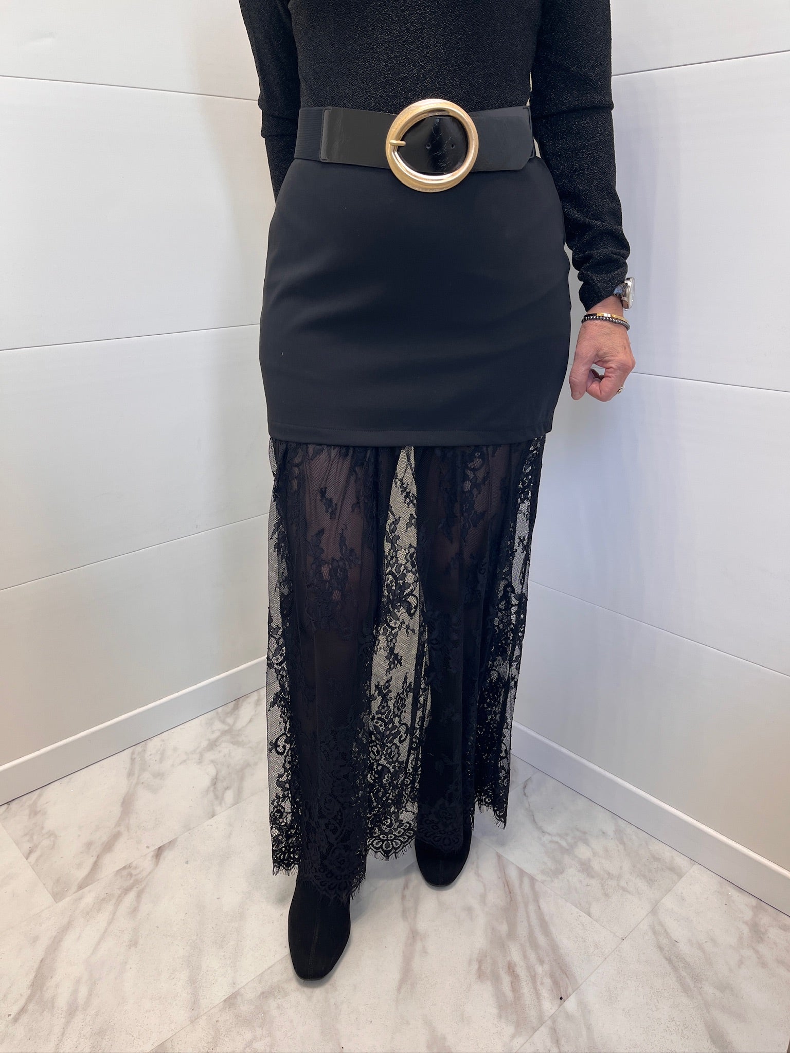 Jupe/short Clara longue à strass