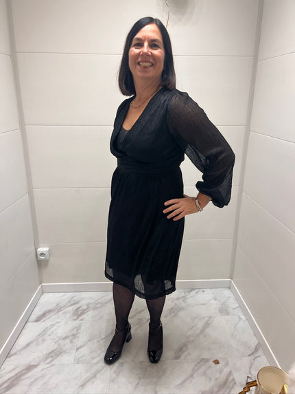 Robe courte Ombeline - Noire