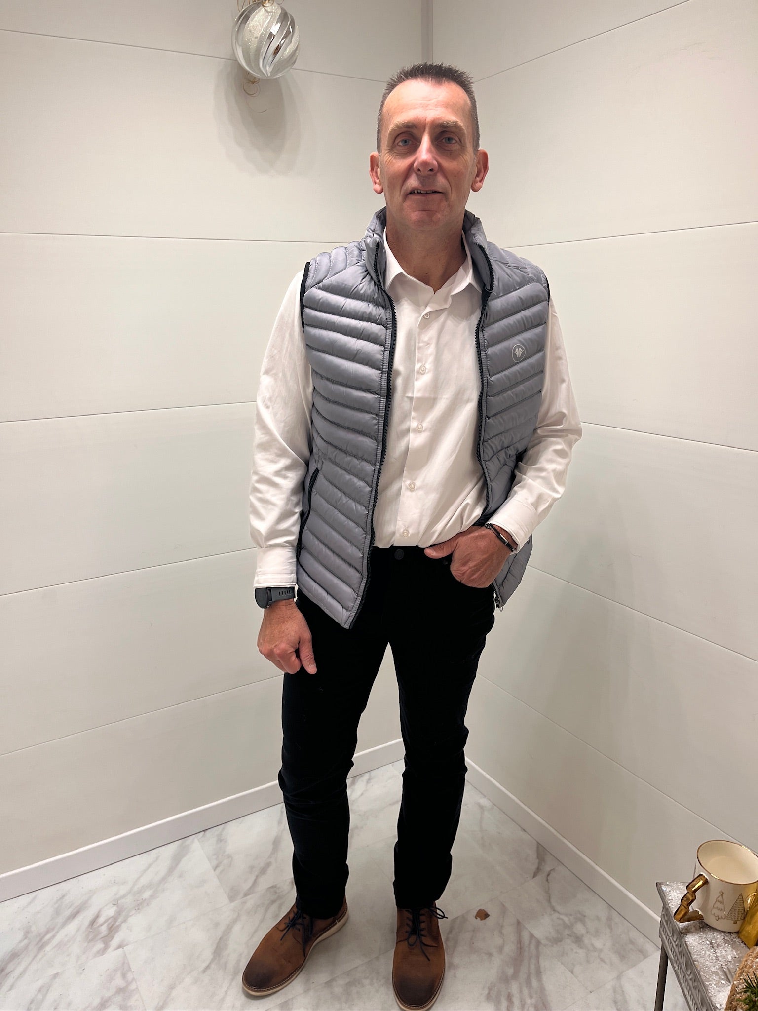 Doudoune sans manches Arthur - Gris